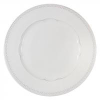 MC-F566200005D0053 Тарелка обеденная 27см Augusta белая MATCERAMICA