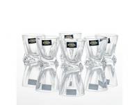 669-140 Стопки 55мл 6 штук, низкие, Crystalite Bohemia, серия Quadro 