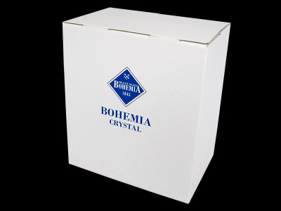 79/69k29/0/80j28/300 Салатник-фруктовница 30 см Bohemia Jihlava, серия Lisboa, платиновые шары, хрусталь 