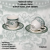 96-9911 Чайный набор: 2 чайные пары 240мл , Claytan DIANA ROSE JADE GREEN