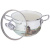 943-066 Кастрюля AGNESS "FAMILY HOUSE" 2,0л эмалированная со стеклянной крышкой