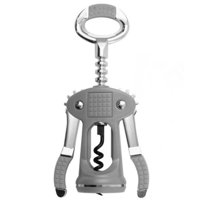 KHT1327 Штопор: никель пластиковые вставки, серый