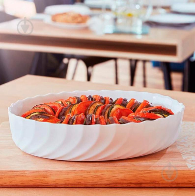 P4018 Форма стеклянная 32*25см для запекания LUMINARC, серия SMART CUISINE TRIANON овальная
