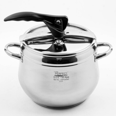 800-104 Скороварка 5 л, индукция, нержавеющая сталь, Home Perfect