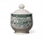 40-9911 Сахарница с крышкой 280мл, Claytan, серия DIANA ROSE JADE GREEN 40-9911 Сахарница с крышкой 280мл, Claytan, серия DIANA ROSE JADE GREEN