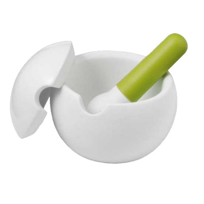 orbpm013cb Ступка 13см с пестиком и крышкой, фарфор, Joseph Joseph