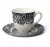 10-0404 Чайная пара: чашка 240мл с блюдцем 15.8см, Claytan, декор ROME GREY 10-0404 Чайная пара: чашка 240мл с блюдцем 15.8см, Claytan, декор ROME GREY