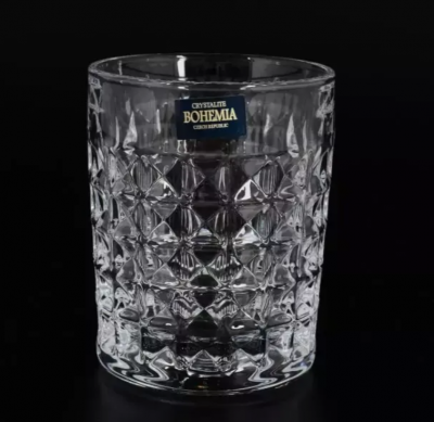32345 Стаканы низкие 230мл, набор 6 штук, Crystalite Bohemia, серия "ДИАМАНД"